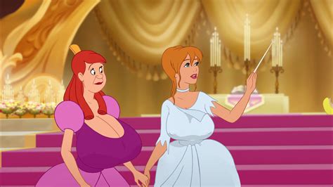 Xbooru Anastasia Tremaine Big Breasts Breasts Cinderella Disney Edit Princess Cinderella Step