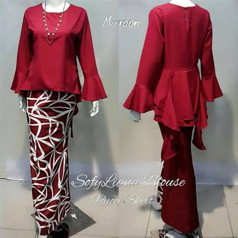 Kain batik adalah produk karya seni yang bernilai tinggi. Baju Kurung Kain Batik Viral - BAJUKU