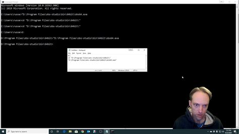 Run Obs Via Triggercmd With A Windows Batch File Script Youtube