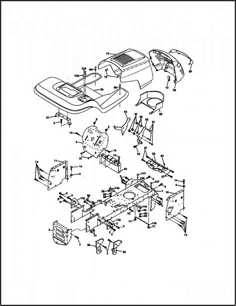 Model 917 Craftsman Riding Lawn Mower Parts Diagram Diagrams Resume