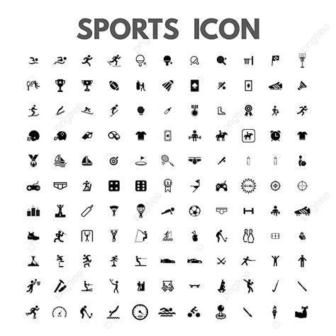 Sport Set Vector Art Png Sports Icons Set Vector S Icon Set Png