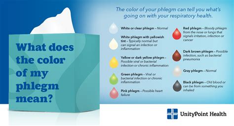 Phlegm Cheat Sheet Recognizing Normal And Concerning Colors And