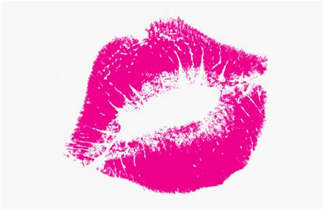 Lipstick Kiss Clip Art Pink Lipstick Kiss Png Transparent Png Kindpng