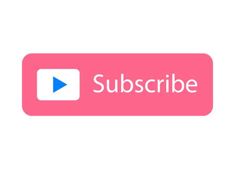 Pink Free Youtube Subscribe Button Icon Ui Design Motion Design And 2d