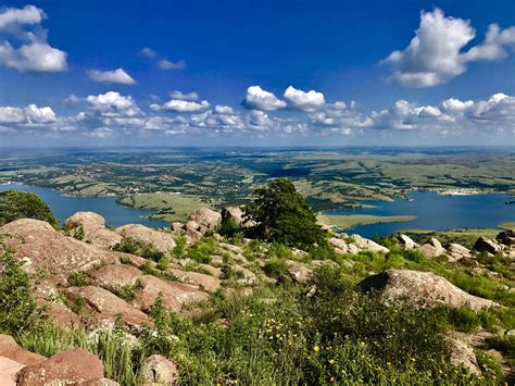 Oklahoma Mt Scott In The Wichita Mountains Natl Wildlife Refuge