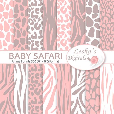 Animal Print Pink Baby Girl 21384 Backgrounds