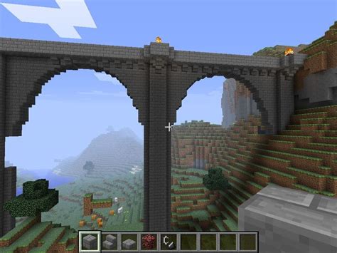 Medieval Minecraft Bridge Minecraft Project Minecraft Castle