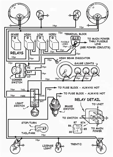 If you have anything you would like to see in the hot rod wiring area, let us know! Wiring Hot Rod Lights Diagram
