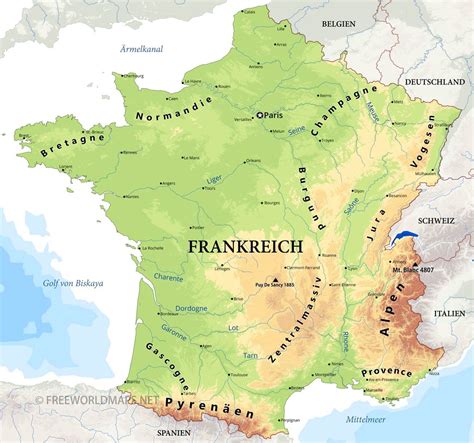 Frankreich Karten Freeworldmaps Net