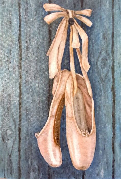 Oil Paintingballet Pointe Shoes Ballerina Art Paintings Ballerina