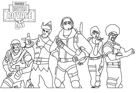 If you like thic picture and would like to see 40 other fortnite coloring pages then check topcoloringpages.net/fortnite/ now. Easy Fortnite Skin Coloring Pages Skins Drawing Pictures ...