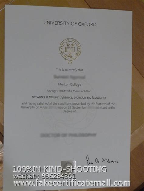 Buy A Degree University Of Oxford Degree Certificate Buy Diplomabuy