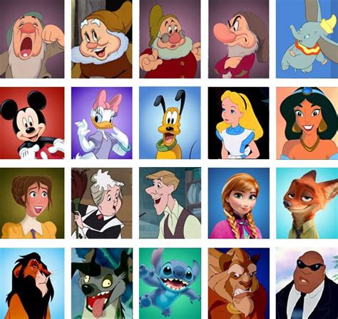 Disney Characters Pictures And Names