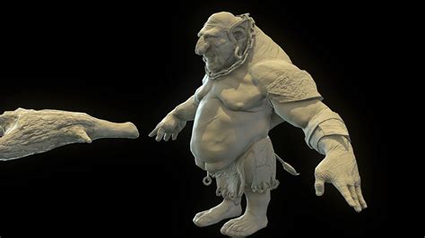 troll 3d model 20 fbx obj unknown free3d