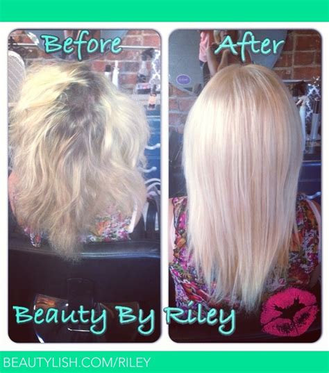 Before And After Platinum Blonde Riley Vs Riley Photo Beautylish