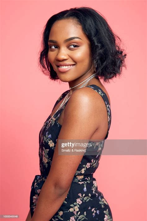 China Anne Mcclain From Cws Black Lightning Poses For A Portrait