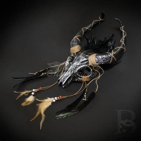 New Ram Skull Masquerade Mask Festival Outfit Mask Us Free Ship