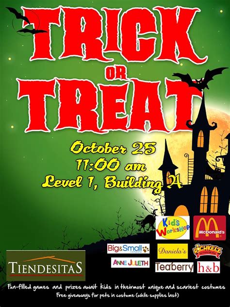 list of halloween trick or treat events in metro manila k figuracion