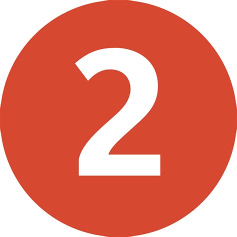 Number 2 Two Icon Transparent Number 2 Twopng Images And Vector