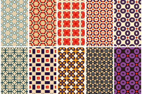 10 Retro Patterns Textures ~ Creative Market