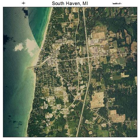 Aerial Photography Map Of South Haven Mi Michigan
