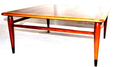 This massive coffee table is rendered from thick engineered wood with a hexagonal top and faceted sides. Mid Century Modern Lane Acclaim Square Coffee Table | Mary ...