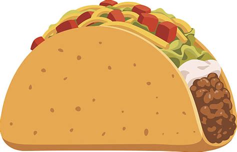 Asset of tree turning into taco. Tacos Vectoriels et illustrations libres de droits - iStock