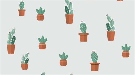 24 Cactus Minimalist Wallpaperboat