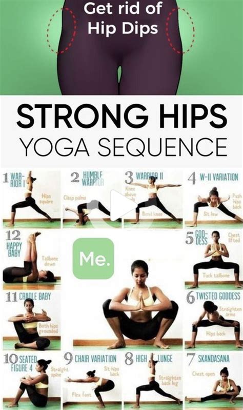 Get Rid Of Those Hip Dips Create Your Stronger Hips With This Yoga Sequence Hips Dips Hard