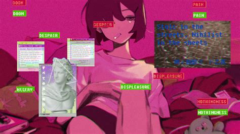 A blog about anime that shares anime wallpapers and images for your savings collection. Wallpaper : vaporwave, anime girls, philosophy, stoicism ...
