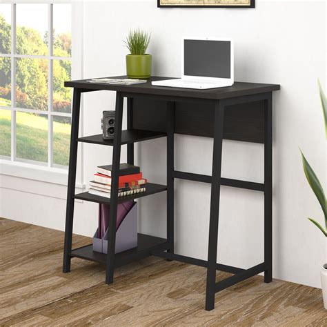 Within this range, most people should be able to find a height that fits. Mainstays Standing Computer Desk with Multiple Shelves ...