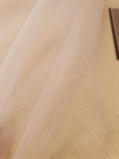 Beige Tulle Fabric Tulle Fabric Couture Tulle Skin Color Etsy