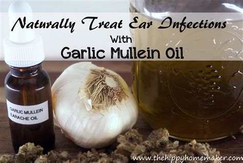 Naturally Treat Ear Infections And Earaches With Garlic Mullein Oil