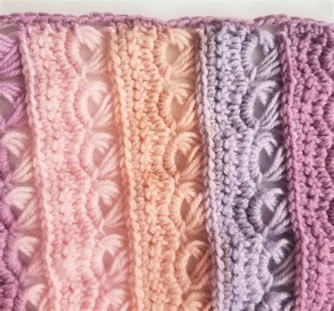 Broomstick Lace Baby Blanket Free Crochet Pattern The Purple Poncho