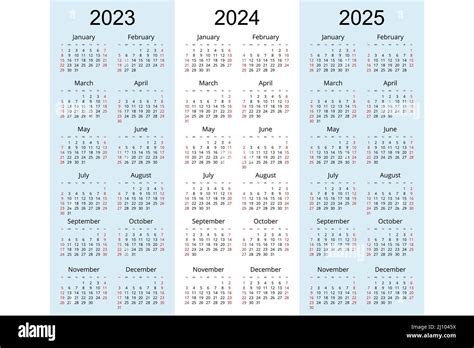 Calendar planner 2024, 2025, 2026, corporate design planner template