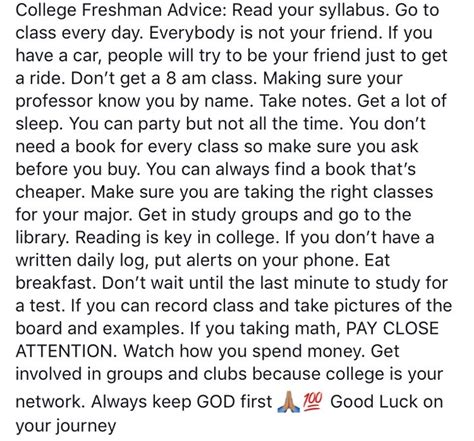Pin By 👑trápd0llk👑 On College Freshman Year Freshman Advice College Freshman Advice