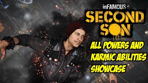 Infamous Second Son All Powers Showcase All Powers And Abilities