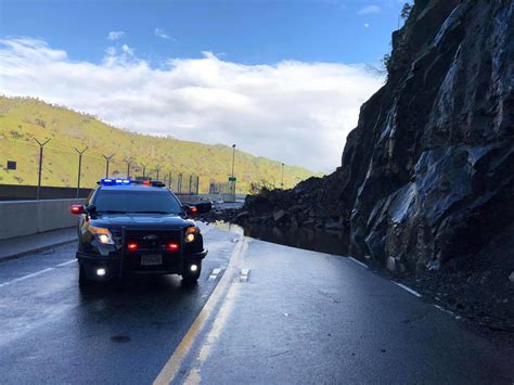 Major Rockslide Closes Stretch Of Highway 128 Napa Valley Ca Patch