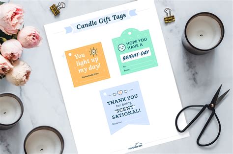 Kind Things To Do For Your Community Printables Candle T Tags