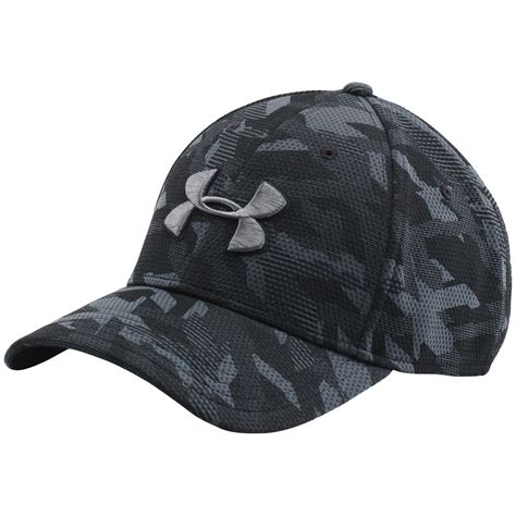Purchase The Under Armour Cap Mens Print Blitzing Black By Asmc