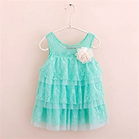 Summer Toddlers Babys Kids Princess Dresses Girl Floral Lace Layers