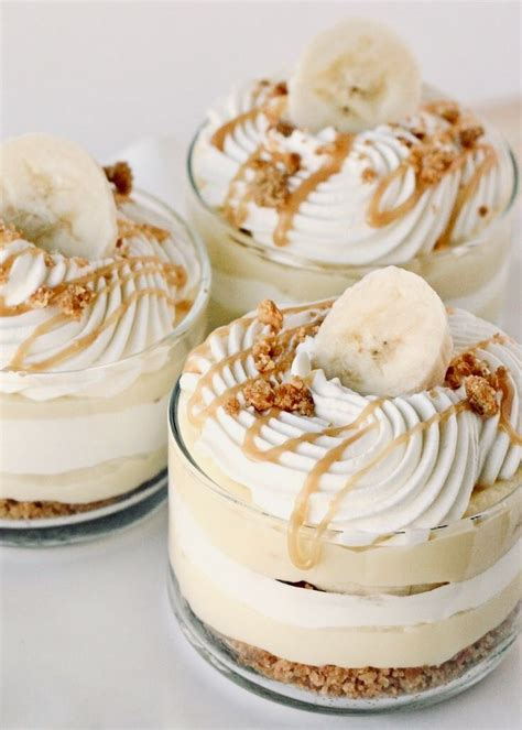 Banana Caramel Cream Dessert Glorious Treats Sobremesas Deliciosas