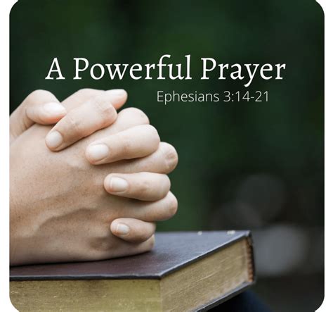 A Powerful Prayer Ephesians 314 21 Waialae Baptist Church