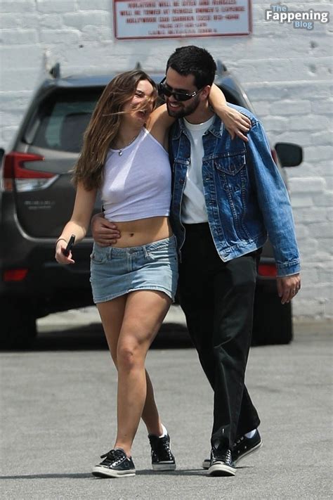 Addison Rae Goes Braless And Flashes Panties While Out For Brunch In La