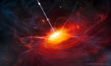 Illustration An Early Quasar Astronomy Daily Picture For February 22