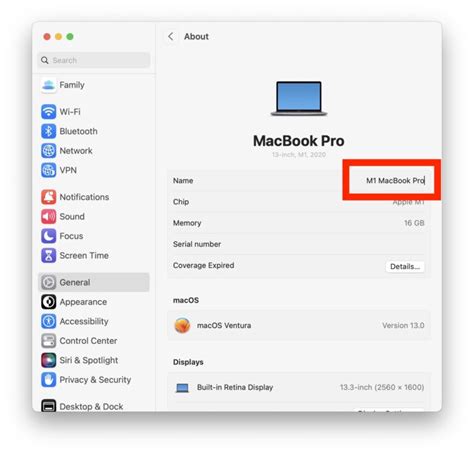 How To Rename Mac Computer Name In Macos Sonoma And Ventura