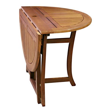 Roseland Folding Solid Wood Dining Table Round Folding Table Folding