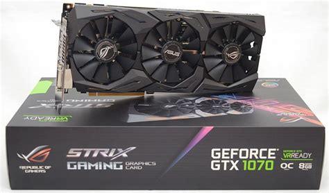 Asus Strix Gaming Gtx 1070 Oc Graphics Card Review Eteknix