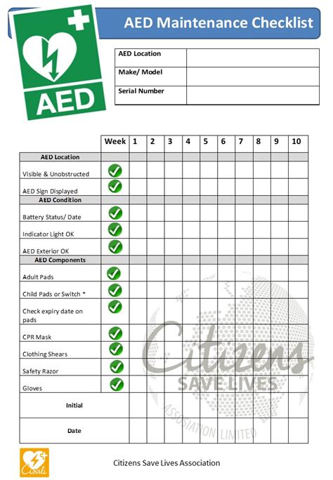 Printable Aed Monthly Checklist Printable Word Searches Kulturaupice