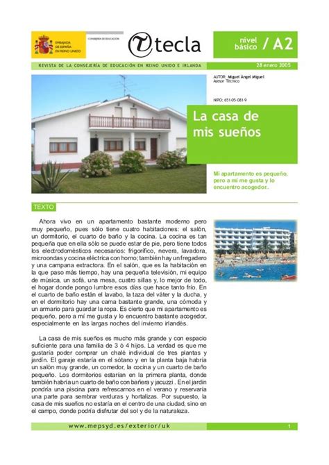 La Casa De Mis Suenos 1 638 638×903 Learning Spanish Spanish